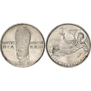 Vatican 500 Lire 1969 VII