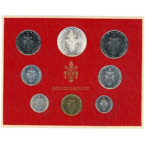 Vatican Mint Set of 8 Coins 1977