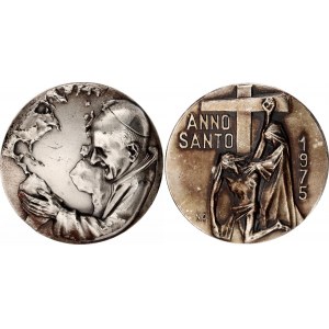 Vatican Silver Medal Paul VI - Anno Santo 1975