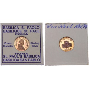 Vatican Silver Medal Basilica of St. Paul, Rome