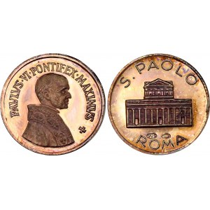 Vatican Silver Medal Basilica of St. Paul, Rome