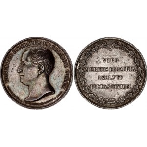Russia Table Silver Medal Robert Heinrich Rehbinder 1841