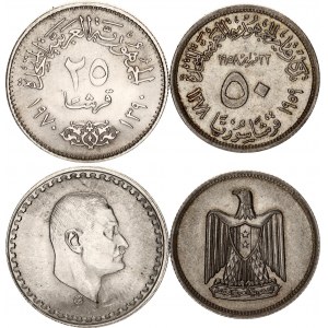 Syria & Egypt 2 x 50 Piastres 1959 - 1980