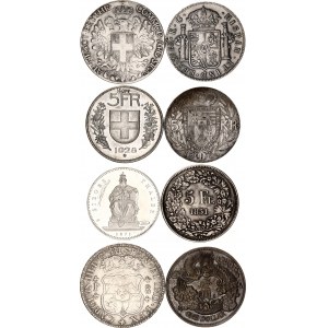 World Lot of 8 Coins 1762 -1928 Collector's Copy