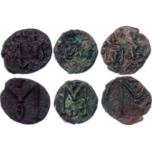 Byzantium 3 x Follis 820 - 829 AD
