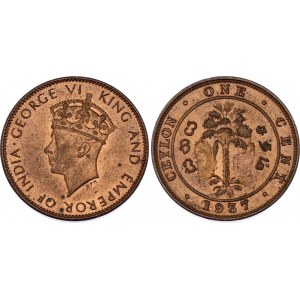 Ceylon 1 Cent 1937