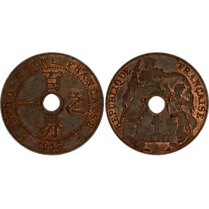 French Indochina 1 Centime 1913 A
