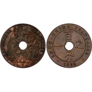 French Indochina 1 Centime 1939 A