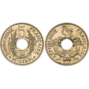 French Indochina 5 Centimes 1939