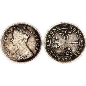 Hong Kong 10 Cents 1894