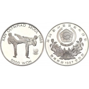 Korea 5000 Won 1987