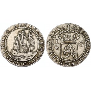 Netherlands East Indies 1/4 Gulden 1802