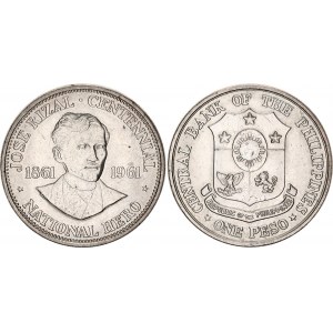 Philippines 1 Peso 1961 Philadelphia