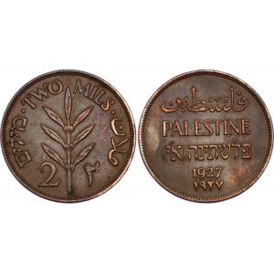 Palestine 2 Mils 1927
