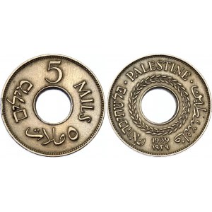 Palestine 5 Mils 1939