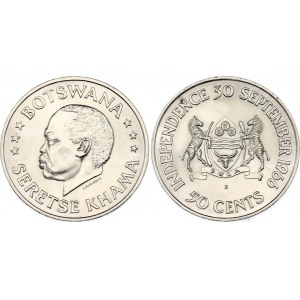 Botswana 50 Cents 1966 (ND) B