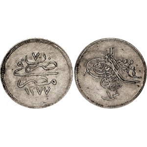 Egypt 1 Qirsh 1866 AH 1277//7