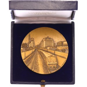 Egypt Bronze Medal INTERINFRA ARABCO - METRO DU CAIRE 1987 with Original Case