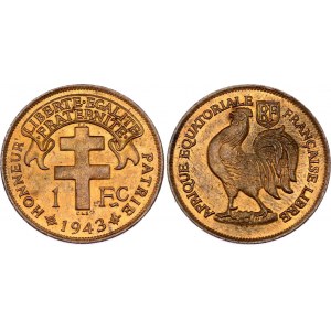 French Equatorial Africa 1 Franc 1943 SA