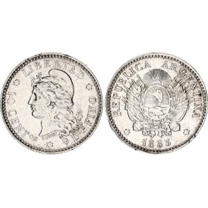 Argentina 10 Centavos 1883