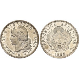 Argentina 50 Centavos 1883