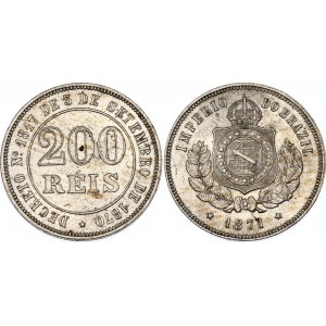 Brazil 200 Reis 1871