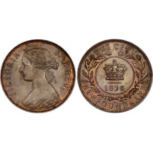 Canada Newfoundland 1 Cent 1876 H