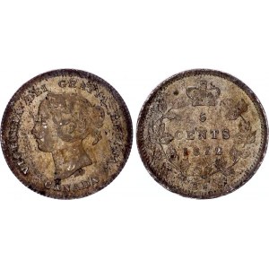 Canada 5 Cents 1872 H Birmingham