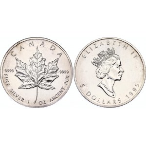 Canada 5 Dollars 1995
