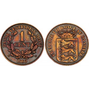 Danish West Indies 1 Cent 1860