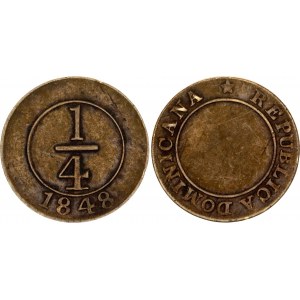 Dominican Republic 1/4 Real 1848