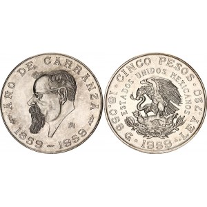 Mexico 5 Pesos 1959 Mo