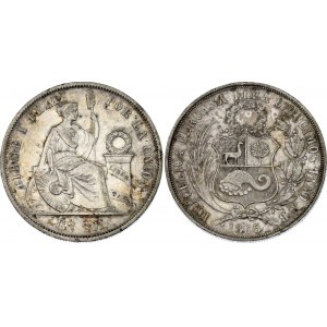 Peru 1 Sol 1865 YB