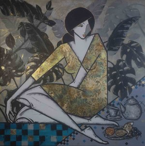 Iwona Wierkowska-Rogowska, Black tropical tea, 2022
