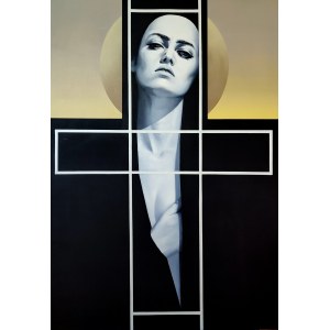Roma Jaruszewska, Bez tytułu (Krzyż i Aureola), 2022