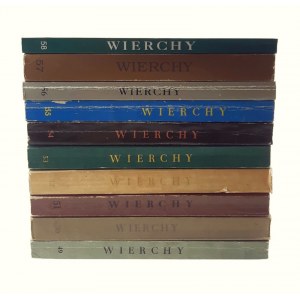 Wierchy. Yearbook Devoted to the Mountains. Year 49-58 (10 books), Collective work.