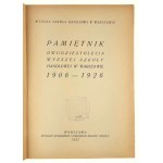 Diary of the Bicentennial of the Higher School of Commerce in Warsaw 1906-1926, Collective work