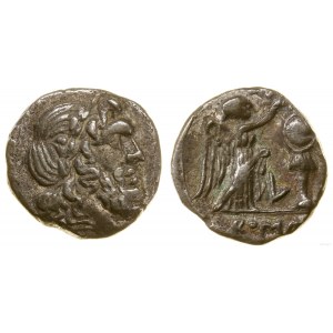 Roman Republic, denarius (victoriatus), 211-208 BC, Luceria
