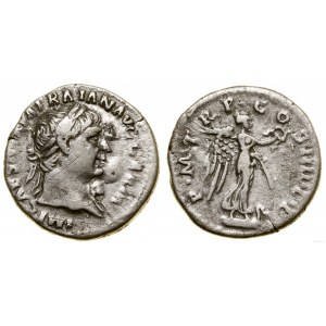 Roman Empire, denarius, 101-102, Rome