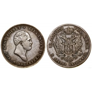 Polska, 10 złotych, 1822 IB, Warszawa
