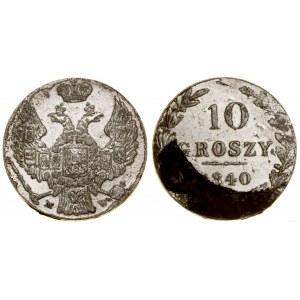 Polska, 10 groszy, 1840, Warszawa