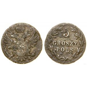 Polska, 5 groszy polskich, 1820 IB, Warszawa