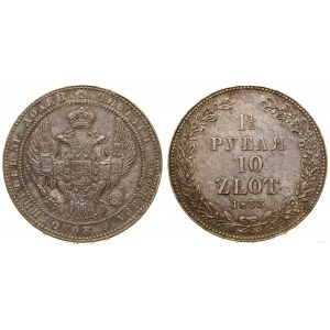 Polen, 1 1/2 Rubel = 10 Zloty, 1833 НГ, St. Petersburg