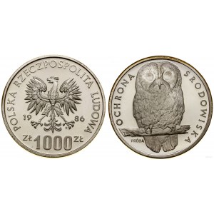 Polen, 1.000 Zloty, 1986, Warschau