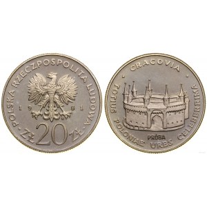 Polen, 20 Zloty, 1981, Warschau