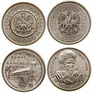 Polska, zestaw: 2 x 20.000 złotych, 1993, Warszawa