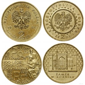 Poland, 2 x 2 gold, 1998, Warsaw