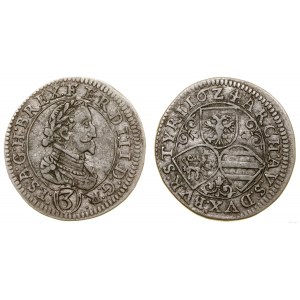 Austria, 3 krajcary, 1624, Graz