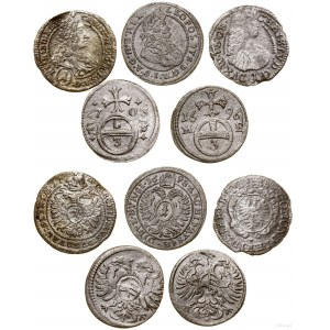 Europa - różne, lot 5 monet