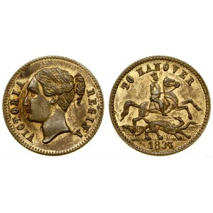 Germany, token with Queen Victoria, 1837
